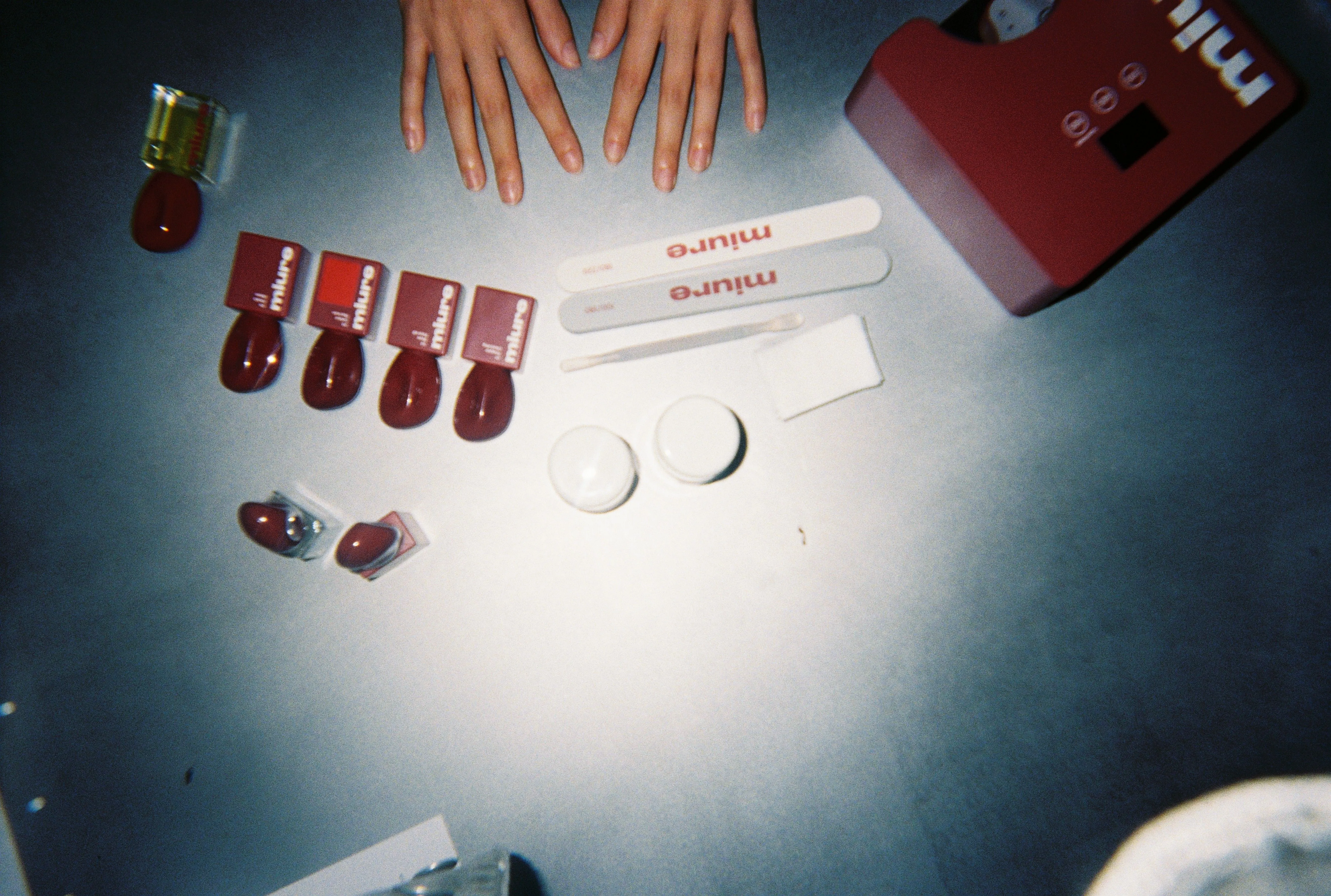 painting nails with your non-dominant hand
