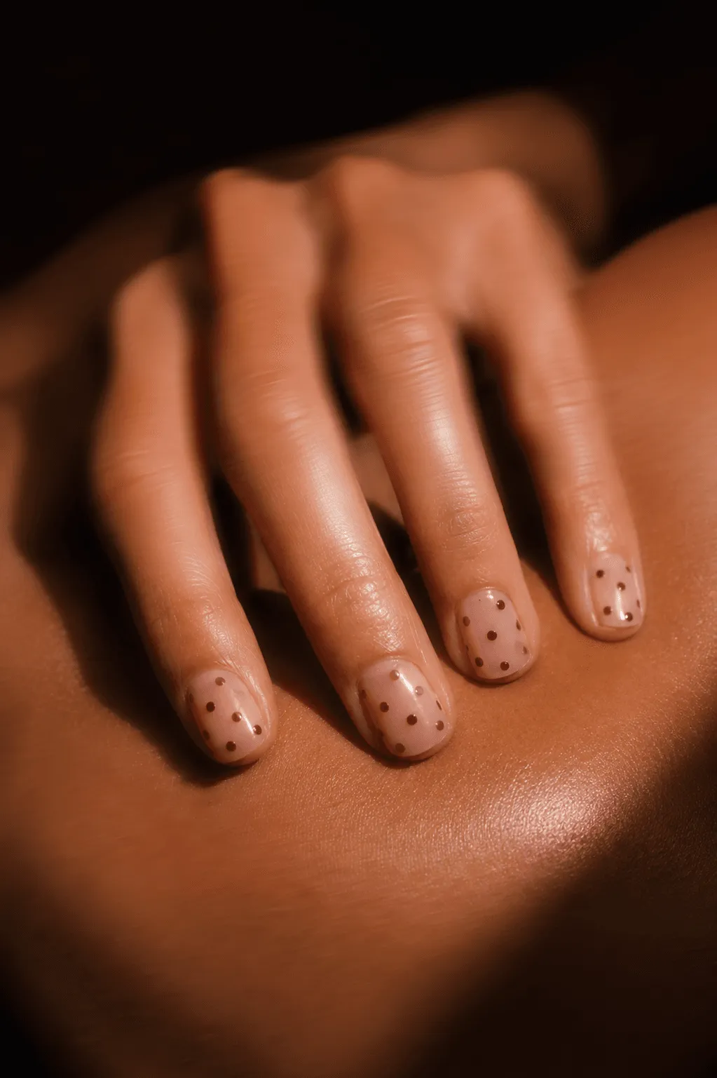 polka dot nail designs
